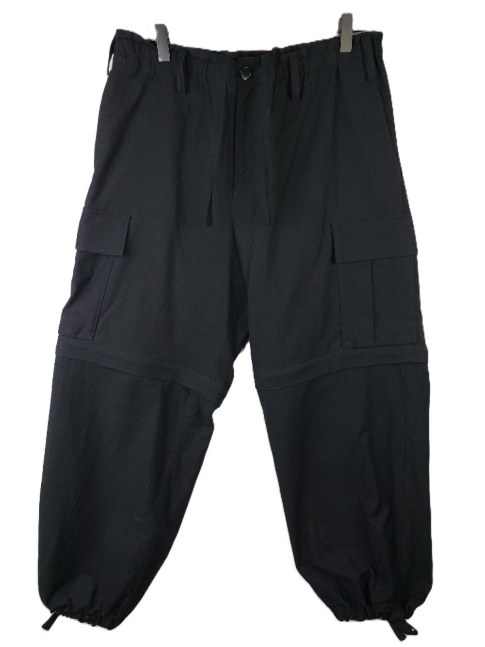RARE Limi Feu × Yohji Yamamoto Barrel Balloon Pants Zip Off Black Lagenlook sz 2